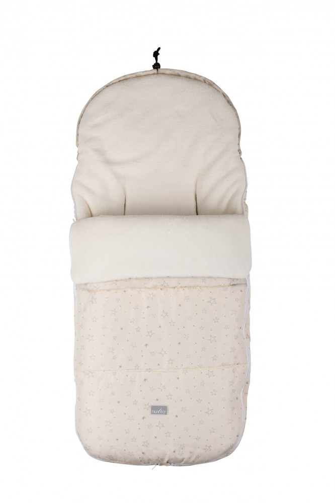 babashop.hu - Nuvita Junior Smart bundazsák 100cm - Milky with Stars / Beige - 9585