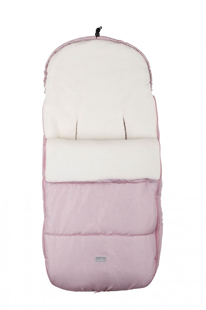 babashop.hu - Nuvita Junior Smart bundazsák 100cm - Quarz Rose with Stars / Beige - 9585