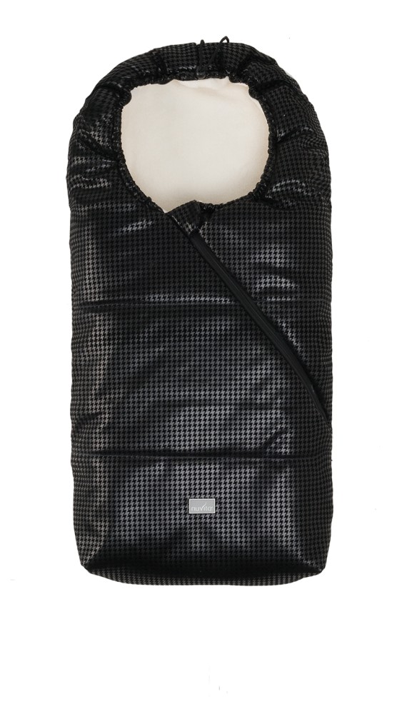 babashop.hu - Nuvita AW Junior Pop bundazsák 100cm - Eco Black Leather / Beige - 9635