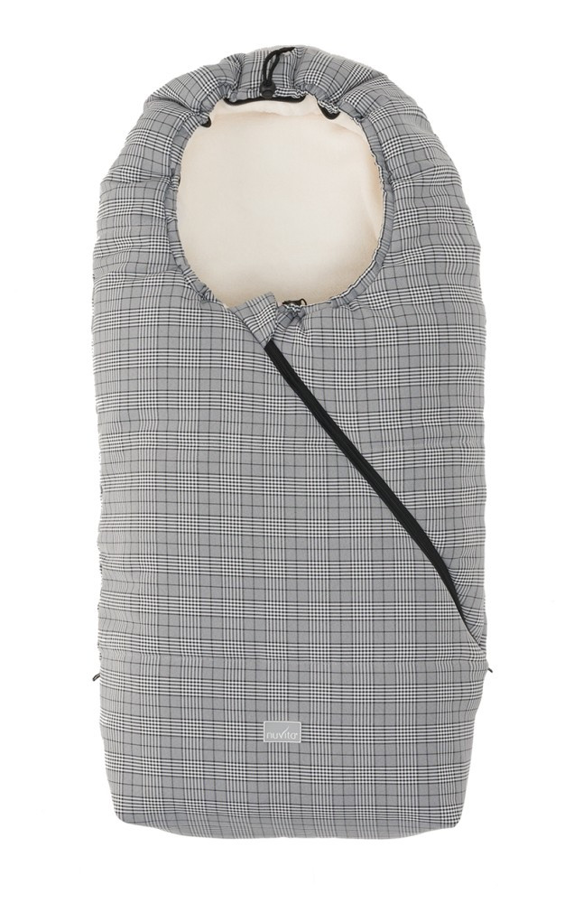 babashop.hu - Nuvita Junior Pop bundazsák 100cm - Prince of Wales / Beige - 9635