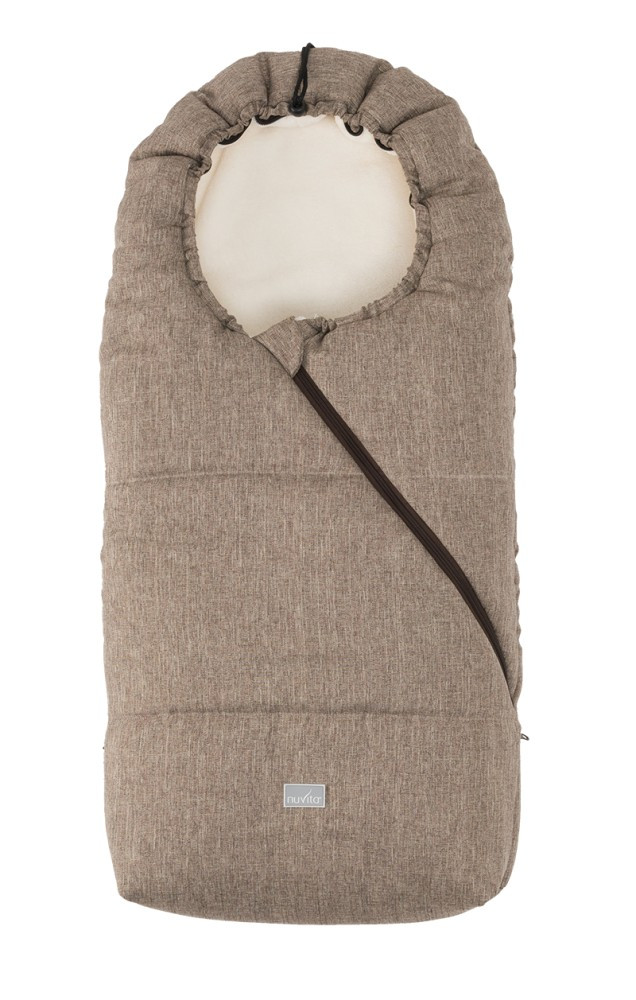 babashop.hu - Nuvita Junior Pop bundazsák 100cm - Melange Brown / Beige - 9635