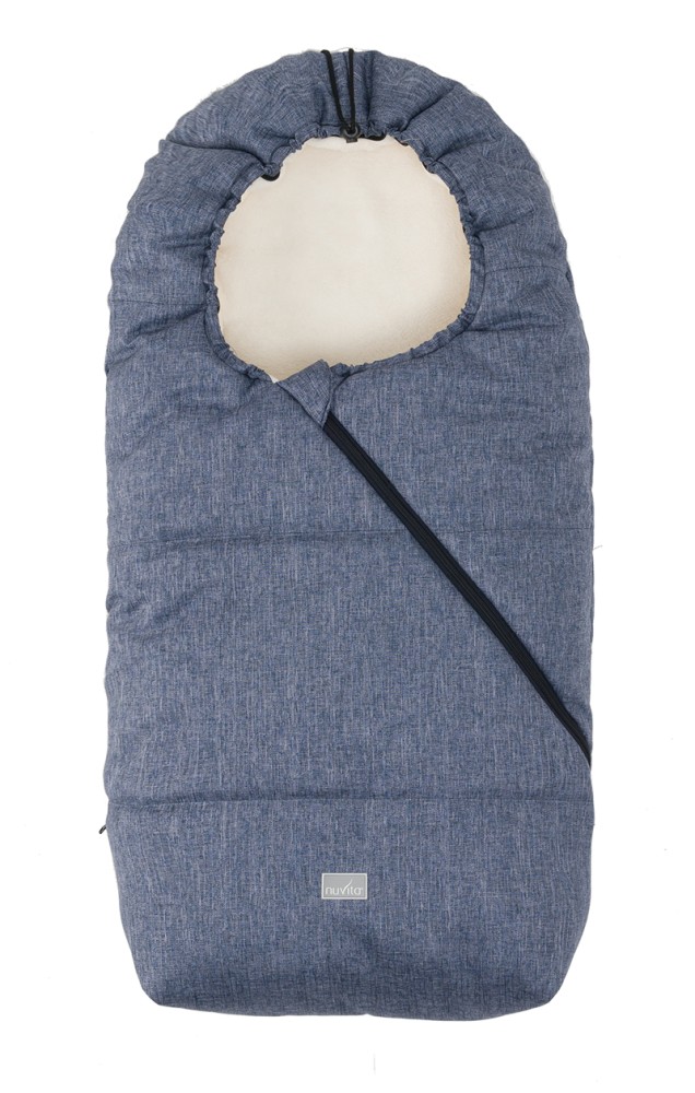 babashop.hu - Nuvita AW Junior Pop bundazsák 100cm - Pop Melange Blue / Beige - 9635