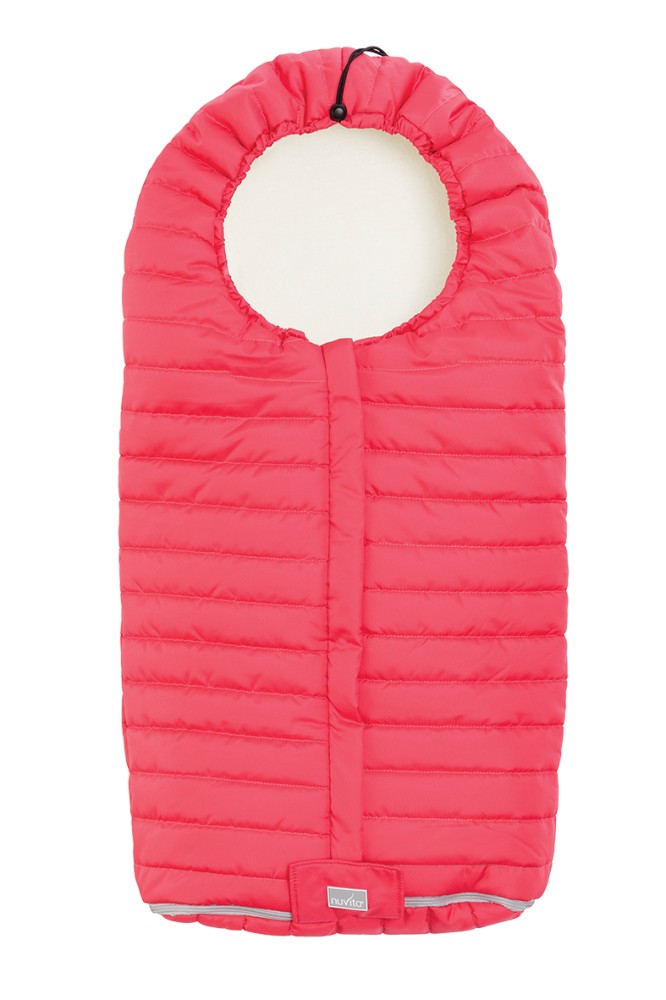 babashop.hu - Nuvita AW Junior Slender bundazsák 100cm - Hot Coral / Beige - 9658