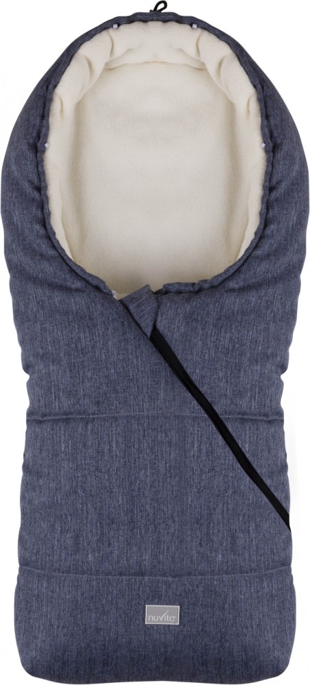 babashop.hu - Nuvita Ovetto Pop bundazsák 80cm - Melange Grey&Black / Beige - 9235