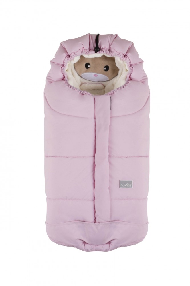 babashop.hu - Nuvita Ovetto Cuccioli bundazsák 80cm - Rabbit Soft Pink / Beige - 9205