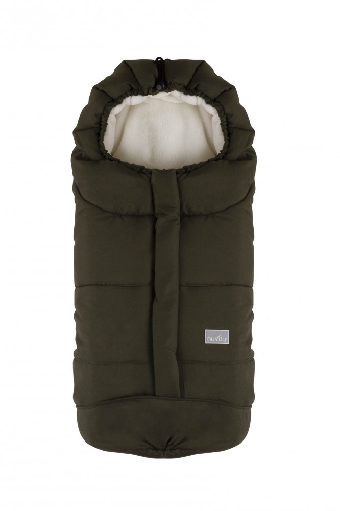 babashop.hu - Nuvita Ovetto City bundazsák 80cm - Dark Green / Beige - 9045