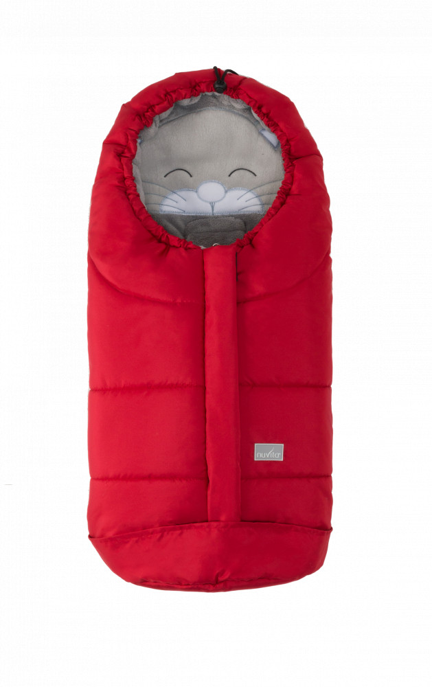 babashop.hu - Nuvita Ovetto Cuccioli bundazsák 80cm - Cat Red / Gray - 9205