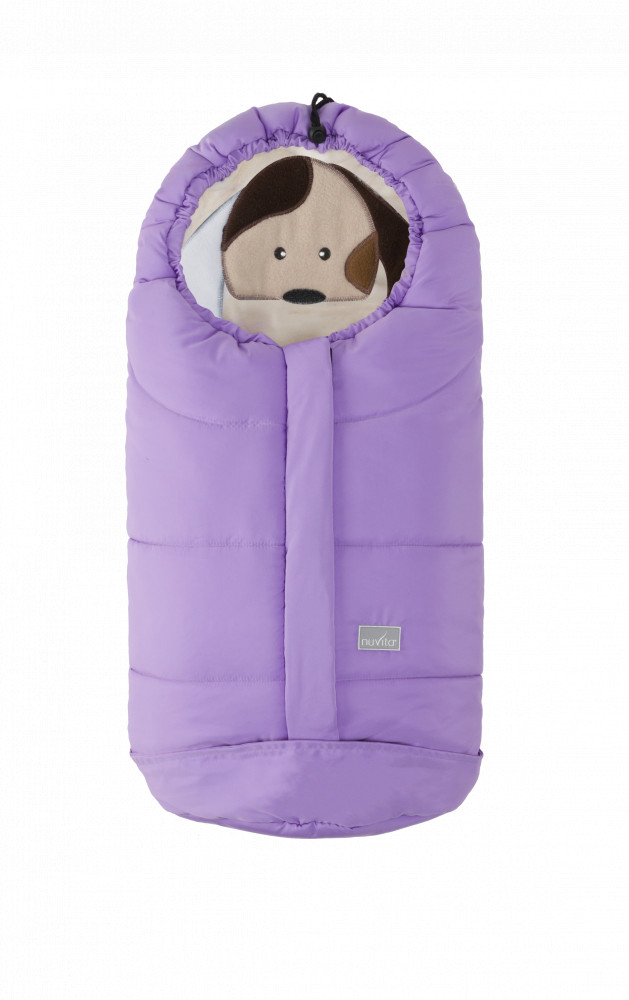 babashop.hu - Nuvita Ovetto Cuccioli bundazsák 80cm - Dog Purple / Beige - 9205
