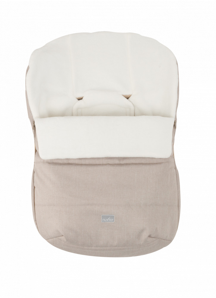 babashop.hu - Nuvita Ovetto Buggy bundazsák 80cm - Melange Beige / Beige - 9245