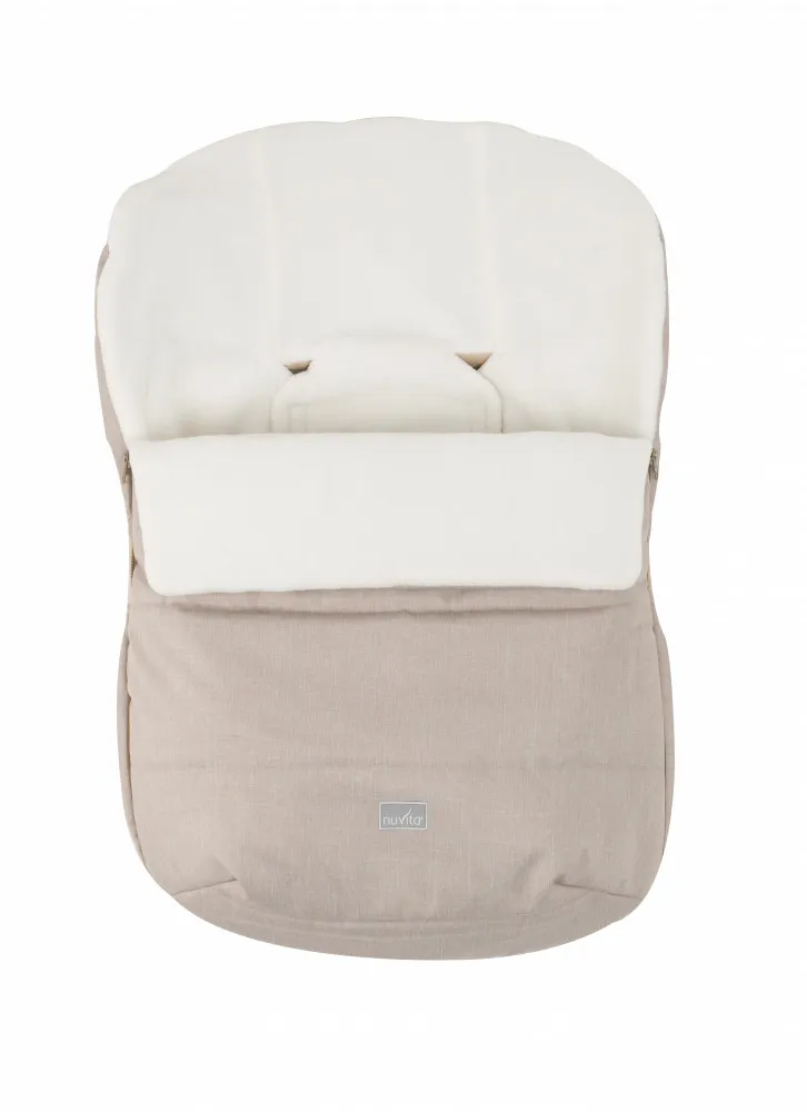 babashop.hu - Nuvita AW Ovetto Buggy bundazsák 80cm - Melange Beige / Beige - 9245