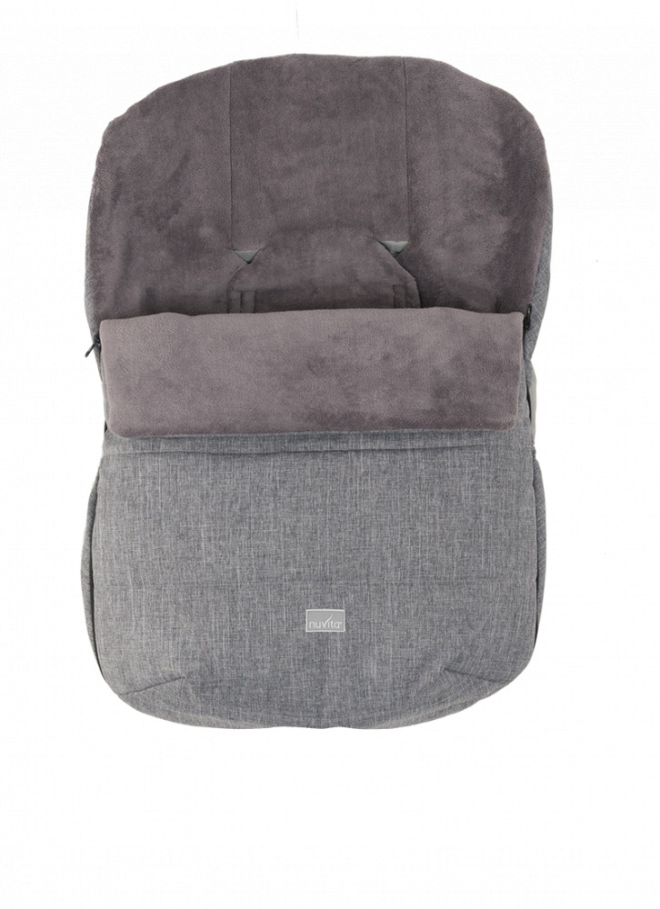 babashop.hu - Nuvita Ovetto Buggy bundazsák 80cm - Melange Gray / Gray - 9245