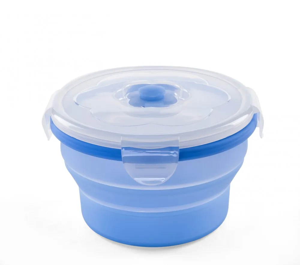 babashop.hu - Nuvita Összecsukható szilikon tányér 540ml - Kék - 4468
