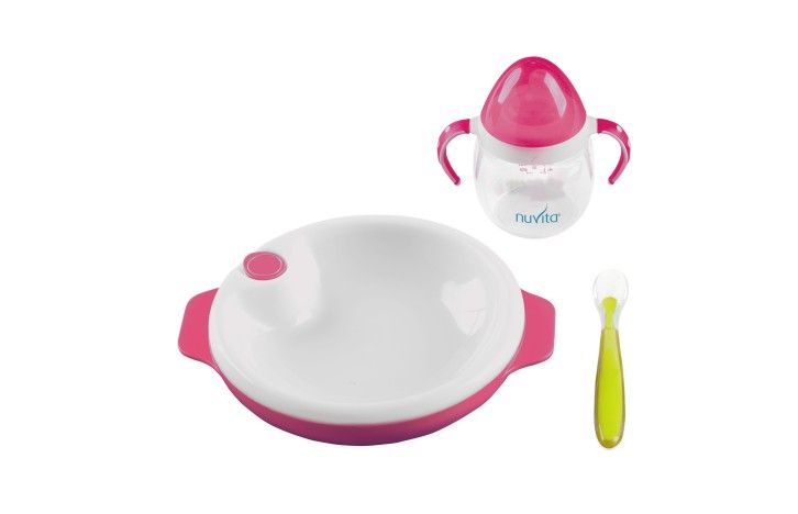 babashop.hu - Nuvita Etető szett 6m+ Kék - 1491