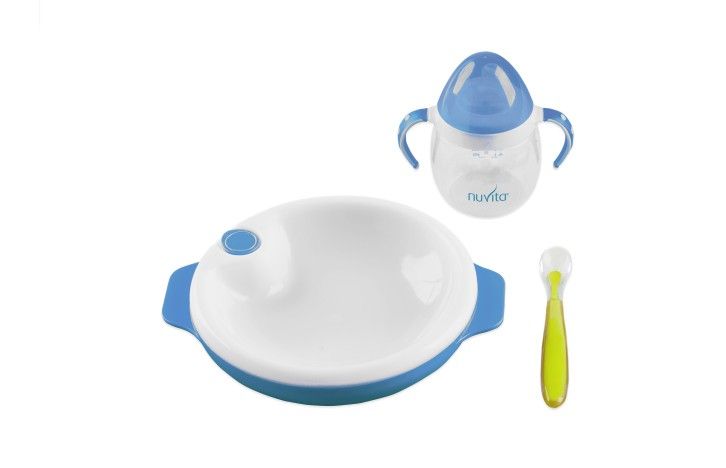 babashop.hu - Nuvita Etető szett 6+ Pink - 1491