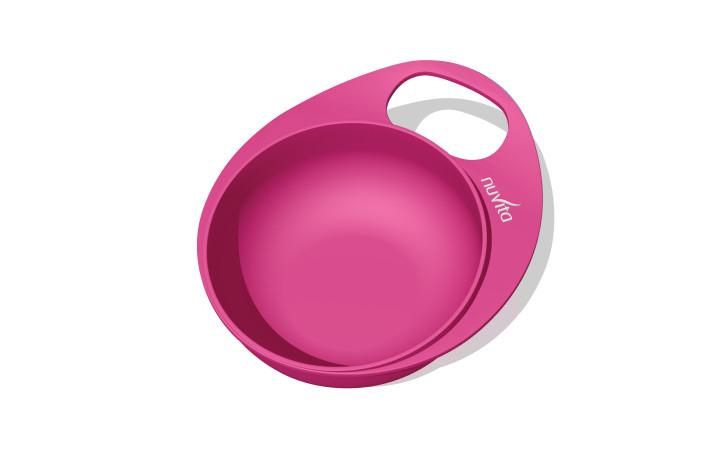 babashop.hu - Nuvita EasyEating tál 2db - Pink - 8431