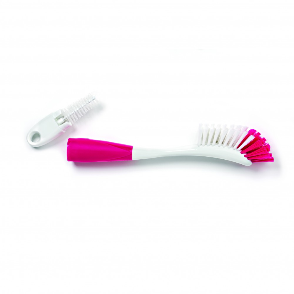 babashop.hu - Nuvita cumisüveg tisztító kefe - pink - 1486