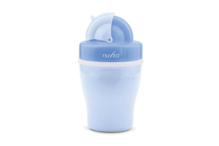 babashop.hu - Nuvita dupla falú szívószálas itatópohár - blue - 1436