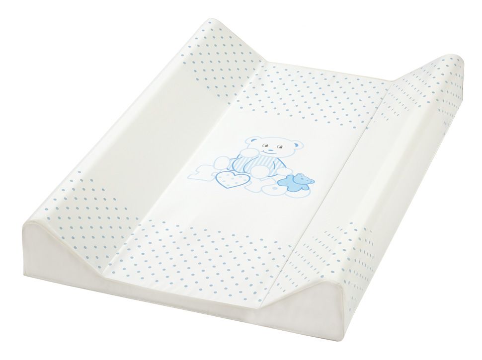 babashop.hu - Albero Mio merev pelenkázó lap 70cm - 138 I love You Maci fehér-kék