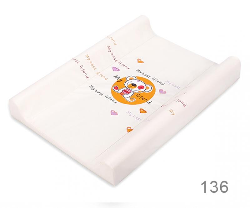 babashop.hu - Berber Dino puha pelenkázó lap 70x50 cm - 136 ecru beige bear
