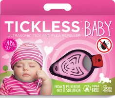 babashop.hu - Tickless Ultrahangos kullancsriasztó baby rózsaszín