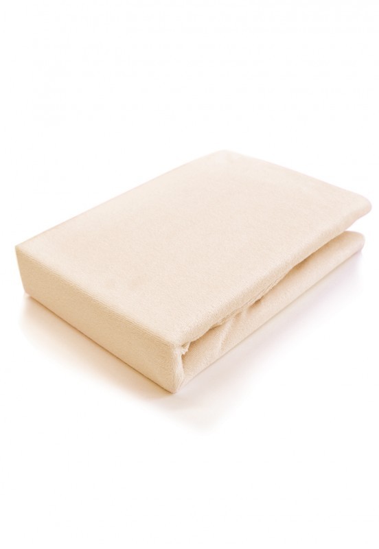 babashop.hu - Bobobaby frottír matracvédő lepedő 60x120cm - ekrü