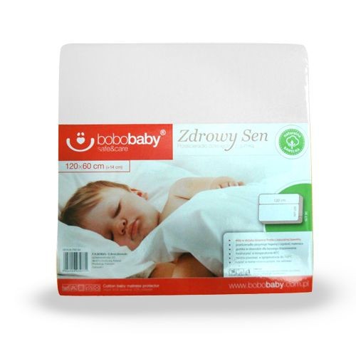 babashop.hu - Bobobaby frottír gumis lepedő 60x120cm - fehér
