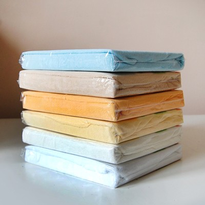 babashop.hu - Bobobaby frottír gumis lepedő 60x120cm - narancssárga