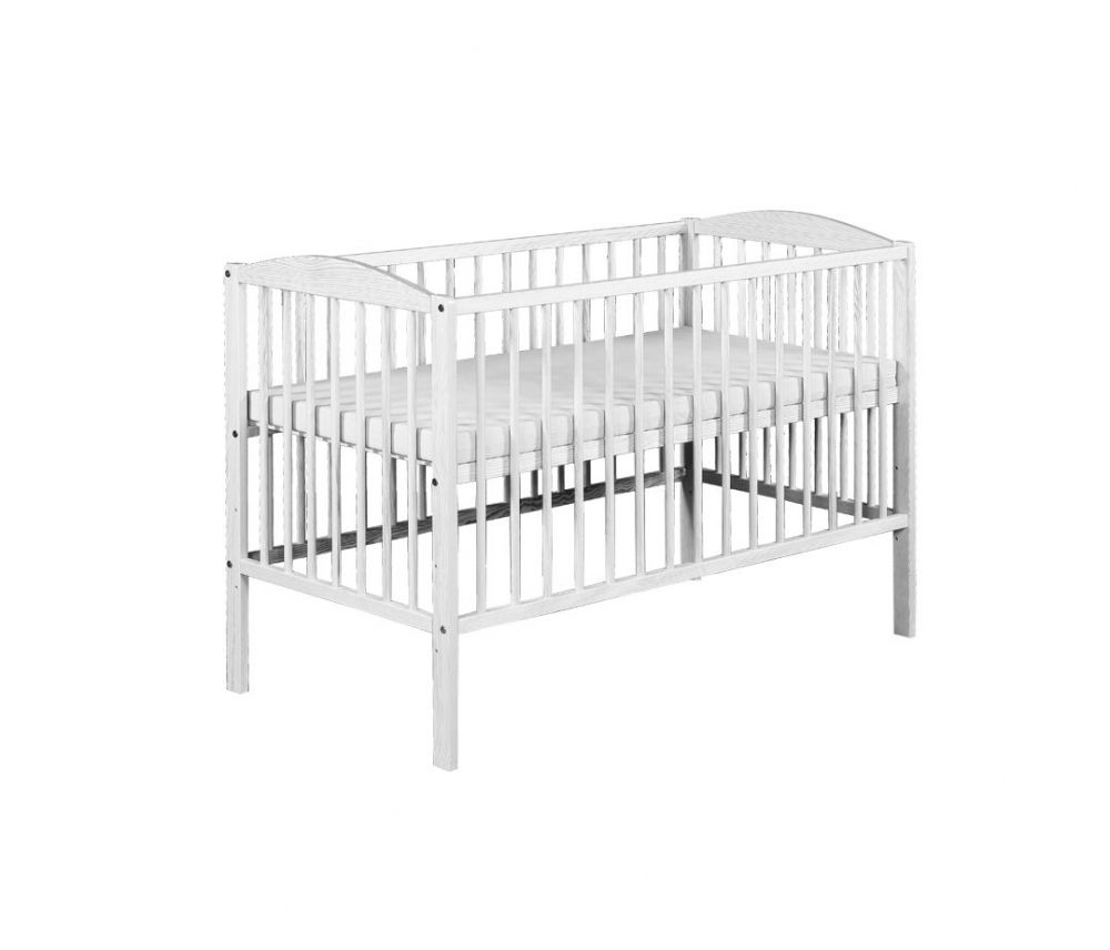 babashop.hu - Klups Radek II kiságy 60x120 - fehér/bialy