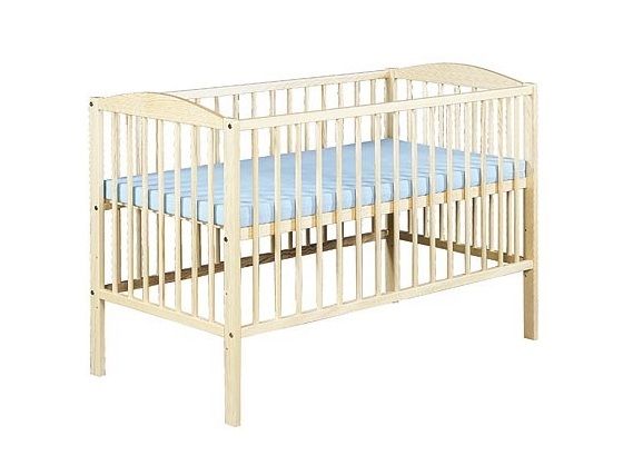 babashop.hu - Klups Radek II kiságy 60x120 - fenyő/sosna