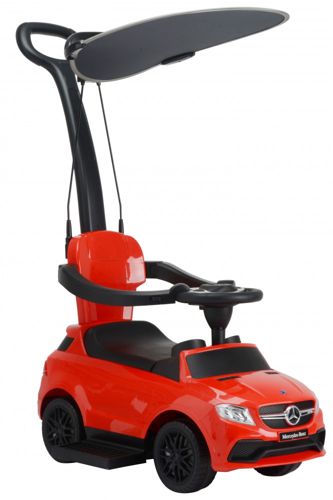 babashop.hu - Chipolino Mercedes AMG GLE 63 bébitaxi tolókarral és kupolával - piros