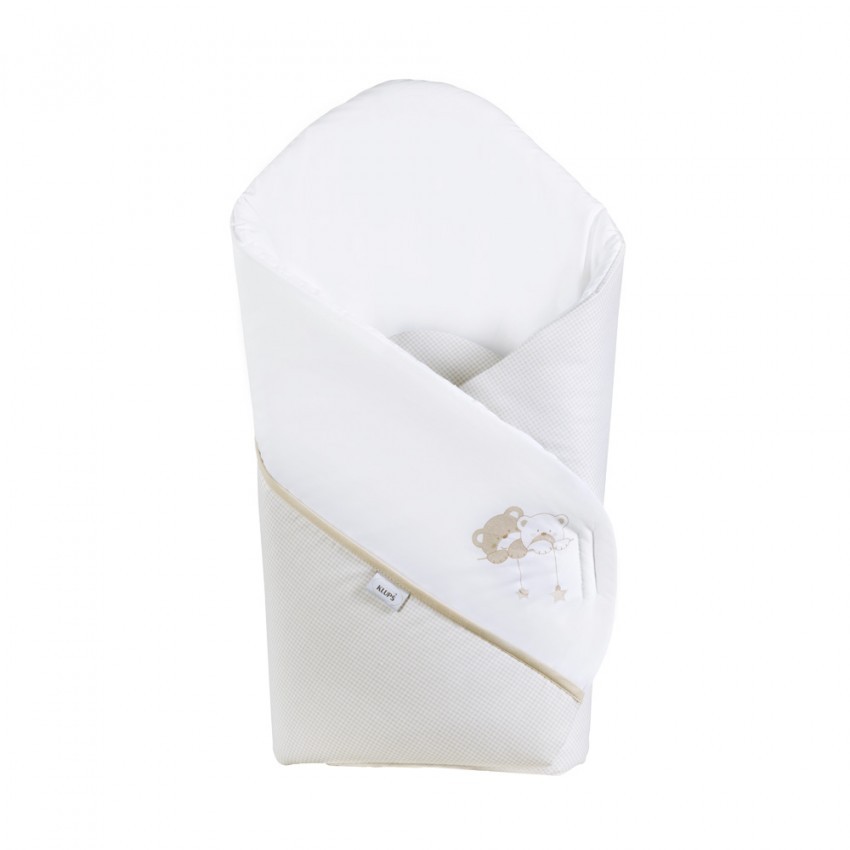 babashop.hu - Albero Mio pólya - H185 Macik csillaggal bézs-fehér