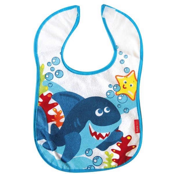 babashop.hu - Bobobaby tépőzáras előke - cápa