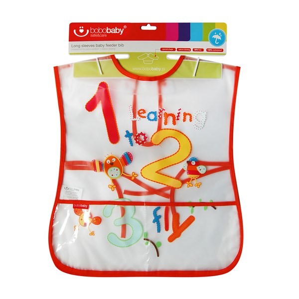 babashop.hu - Bobobaby bebújós előke 36hó+ - Narancs számok