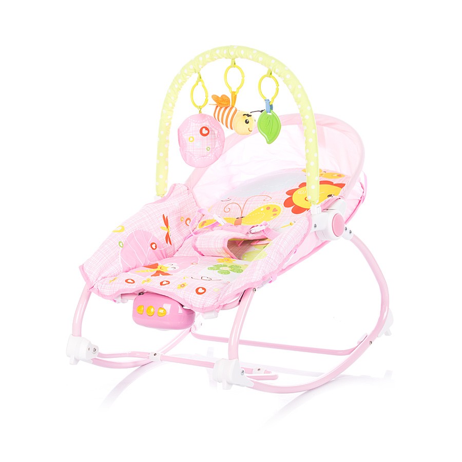 babashop.hu - Chipolino Fiesta rezgő-zenélő pihenőszék - Flower