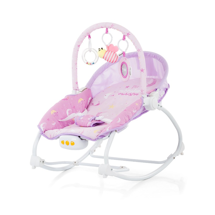babashop.hu - Chipolino Fiesta rezgő-zenélő pihenőszék - Pink 2018