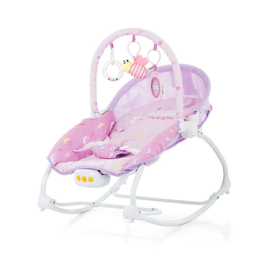babashop.hu - Chipolino Fiesta rezgő-zenélő pihenőszék - Pink 2018
