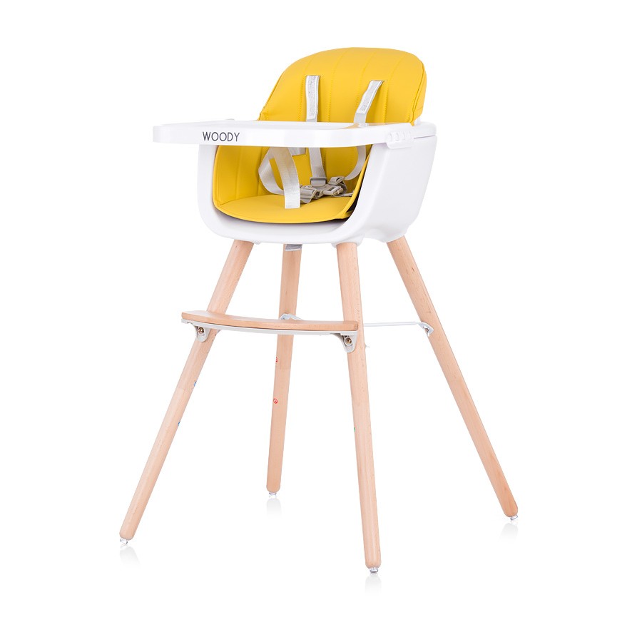 babashop.hu - Chipolino Woody fix etetőszék - Yellow 2020