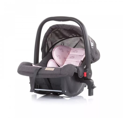 babashop.hu - Chipolino Adora autóshordozó 0-13kg + adapter - Peony Pink 2021