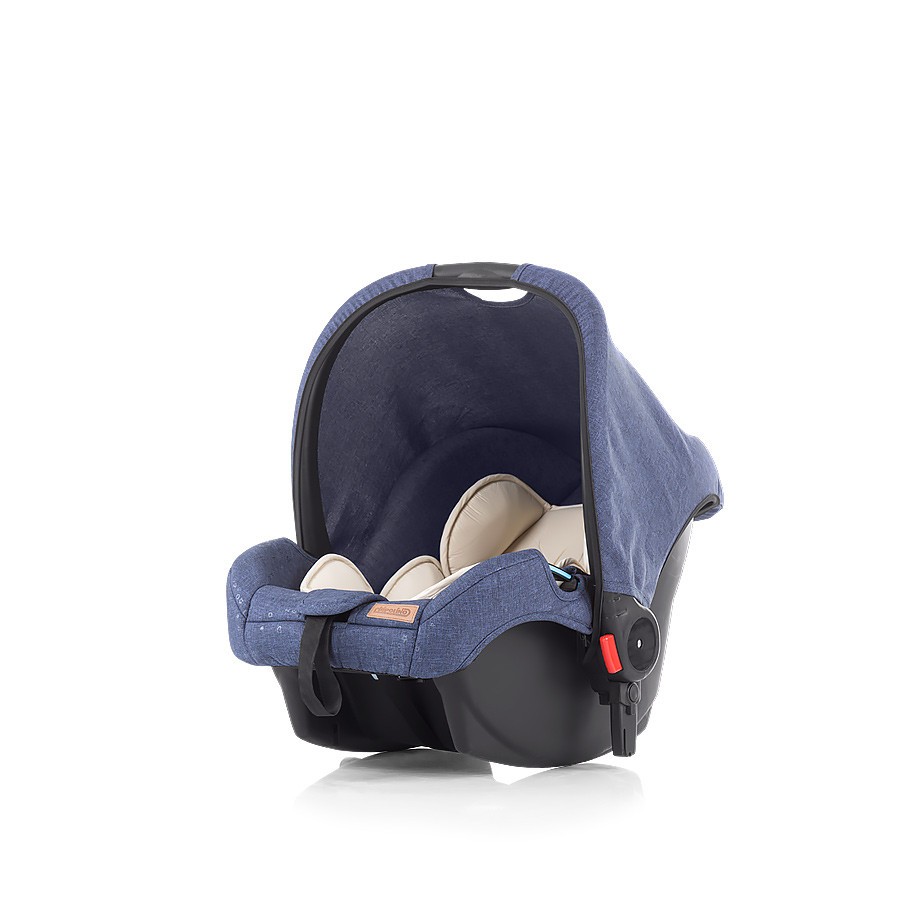 babashop.hu - Chipolino Avia autóshordozó 0-13kg + adapter - Blue Linen 2020
