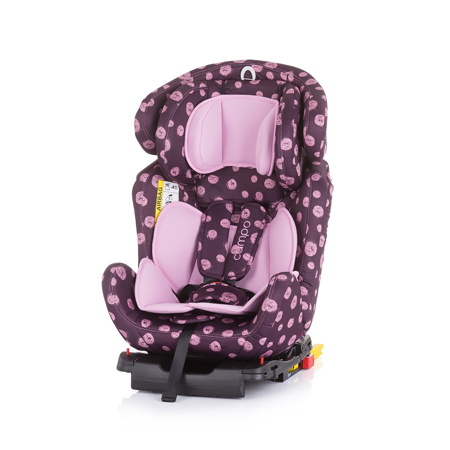 babashop.hu - Chipolino Campo autósülés 0-36kg - Dots Rose 2019