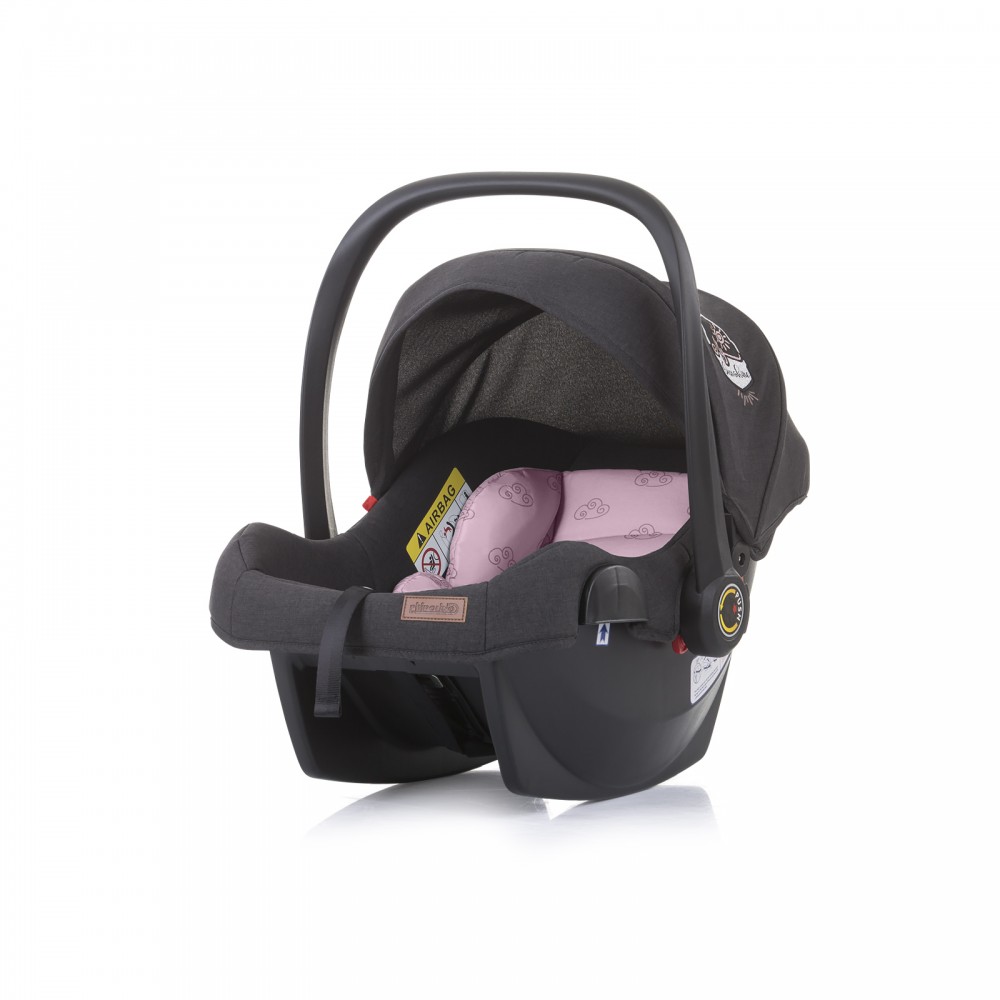 babashop.hu - Chipolino Duo Smart autóshordozó 0-13kg - Peony Pink 2021