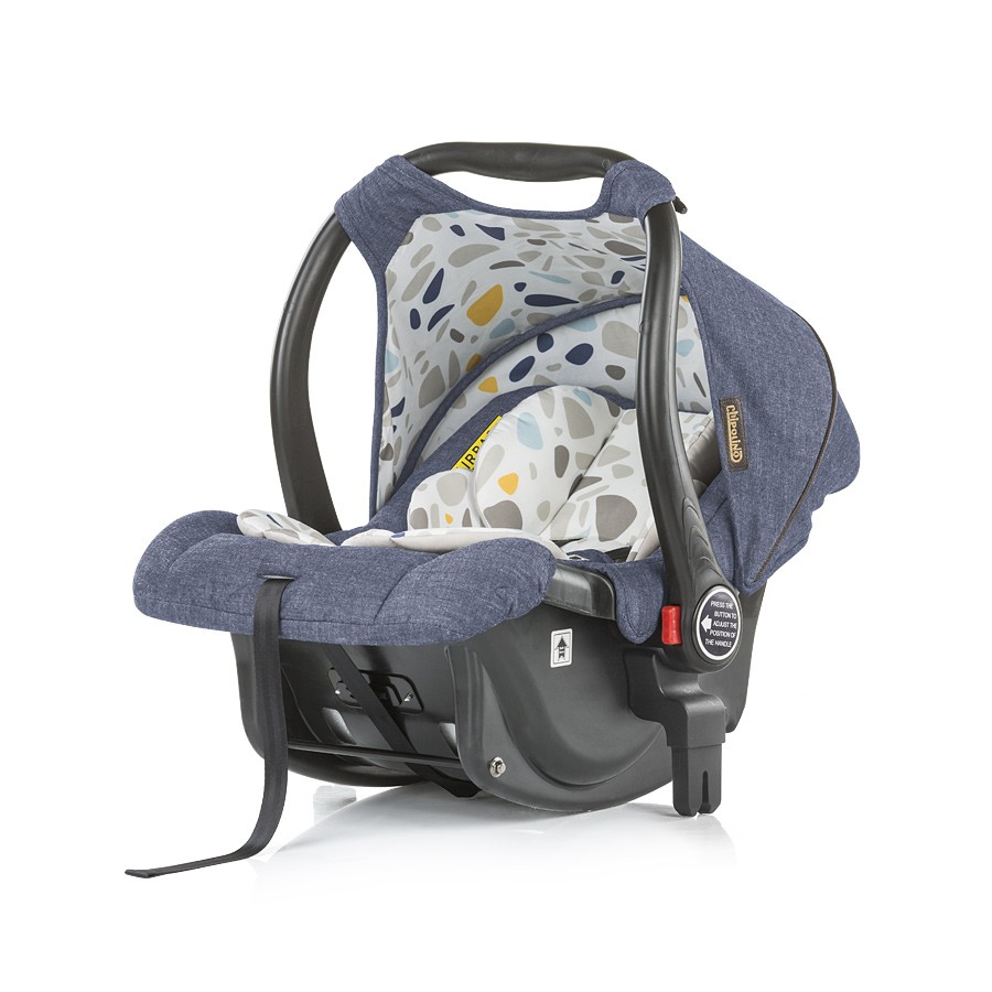 babashop.hu - Chipolino Malta autóshordozó 0-13kg - Indigo Jeans 2018 (adapter nélkül)