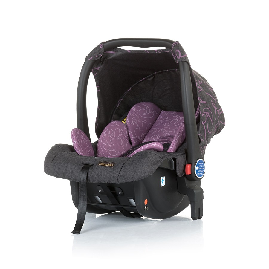 babashop.hu - Chipolino Malta autóshordozó + adapter 0-13kg - Denim Amethyst 2019