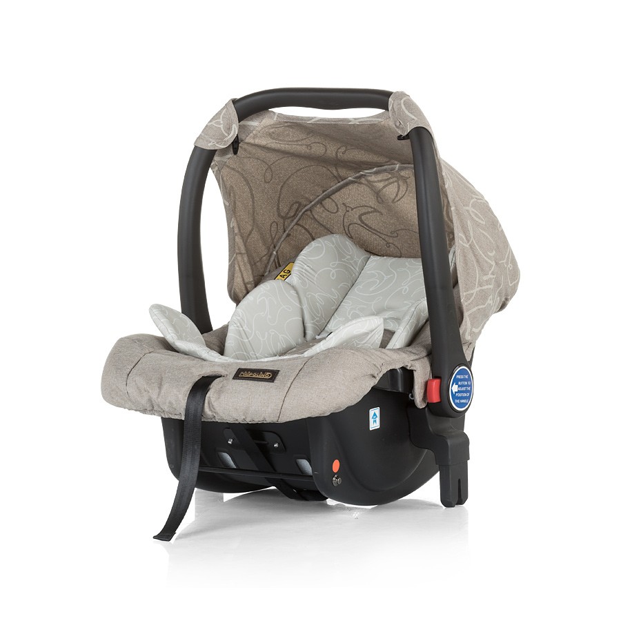 babashop.hu - Chipolino Malta autóshordozó + adapter 0-13kg - Denim Caramel 2019