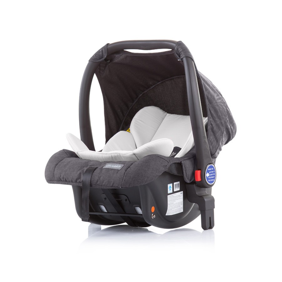 babashop.hu - Chipolino Malta autóshordozó 0-13kg + adapter - Silver 2020