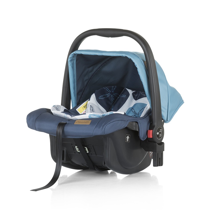 babashop.hu - Chipolino Milo autóshordozó adapterrel 0-13kg - Marine Blue 2019