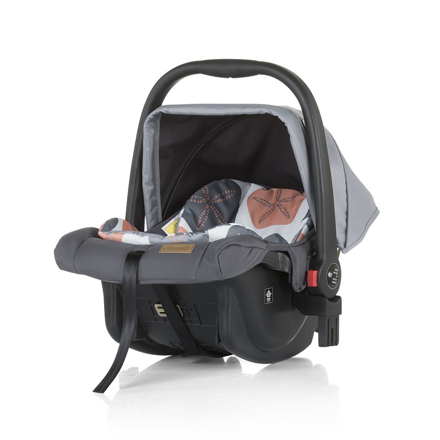 babashop.hu - Chipolino Milo autóshordozó adapterrel 0-13kg - Ash 2019