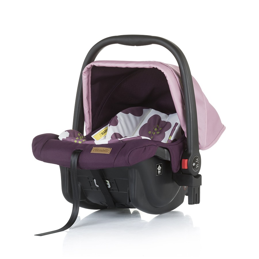 babashop.hu - Chipolino Milo autóshordozó adapterrel 0-13kg - Flowers 2019