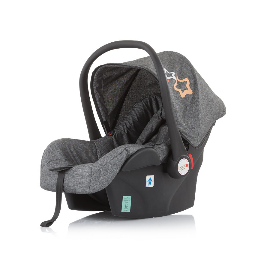babashop.hu - Chipolino Noma autósülés adapterrel 0-13kg - Graphite 2019