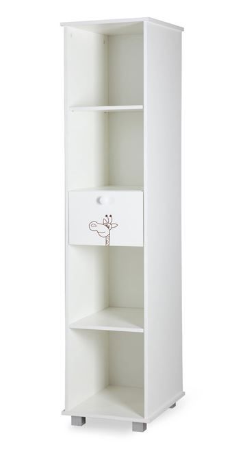 babashop.hu - Klups Szafari/Zsiráf nyitott állószekrény - fehér/biale